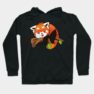 Sleeping Baby Red Panda Hoodie